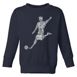 Soccer Player Men Boy Toddler Sweatshirt