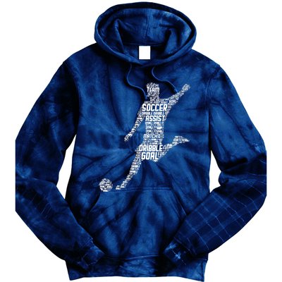 Soccer Player Men Boy Tie Dye Hoodie