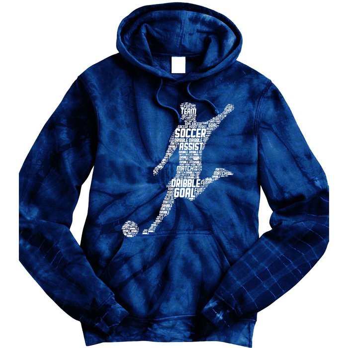 Soccer Player Men Boy Tie Dye Hoodie