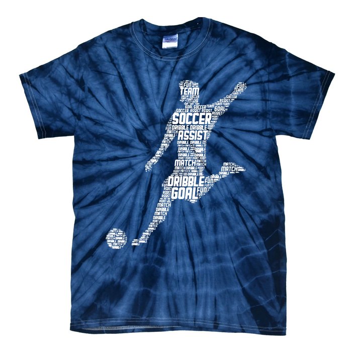 Soccer Player Men Boy Tie-Dye T-Shirt