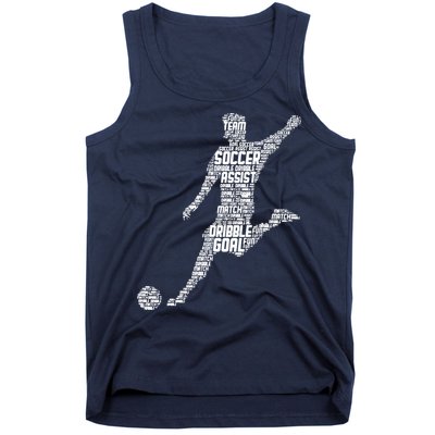 Soccer Player Men Boy Tank Top