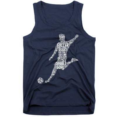 Soccer Player Men Boy Tank Top