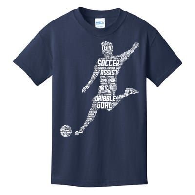 Soccer Player Men Boy Kids T-Shirt