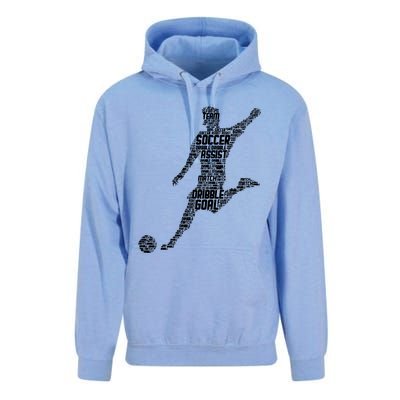 Soccer Player Men Boy Unisex Surf Hoodie