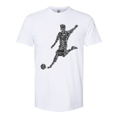 Soccer Player Men Boy Softstyle CVC T-Shirt