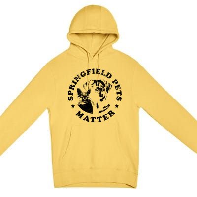 Springfield Pets Matter Funny Presidential Debate Humor Premium Pullover Hoodie