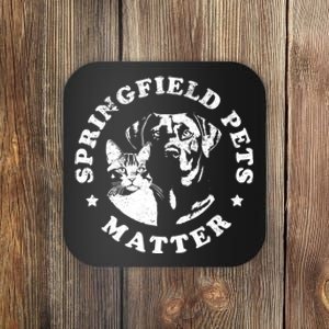 Springfield Pets Matter Funny Presidential Debate Humor Coaster