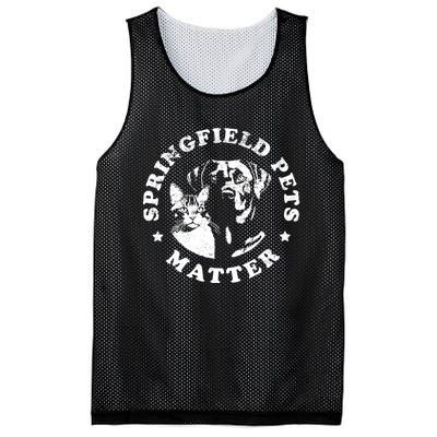 Springfield Pets Matter Funny Presidential Debate Humor Mesh Reversible Basketball Jersey Tank