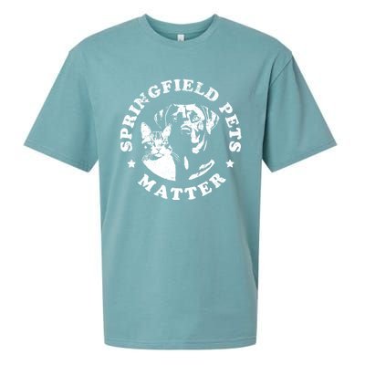 Springfield Pets Matter Funny Presidential Debate Humor Sueded Cloud Jersey T-Shirt