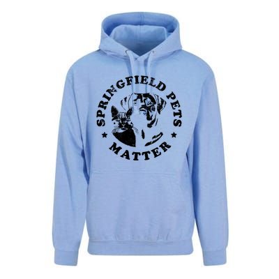 Springfield Pets Matter Funny Presidential Debate Humor Unisex Surf Hoodie