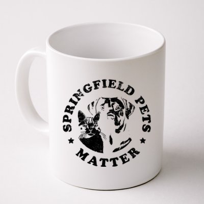 Springfield Pets Matter Funny Presidential Debate Humor Coffee Mug