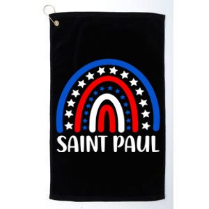 Saint Paul Minnesota Funny Gift I Love Saint Paul Usa Gift Platinum Collection Golf Towel