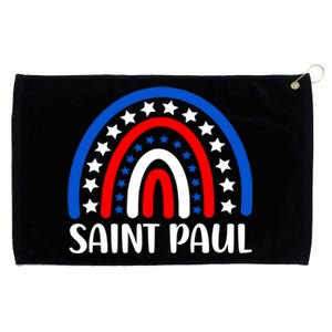 Saint Paul Minnesota Funny Gift I Love Saint Paul Usa Gift Grommeted Golf Towel