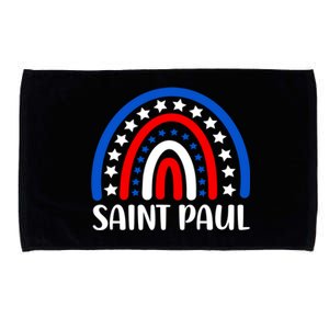 Saint Paul Minnesota Funny Gift I Love Saint Paul Usa Gift Microfiber Hand Towel