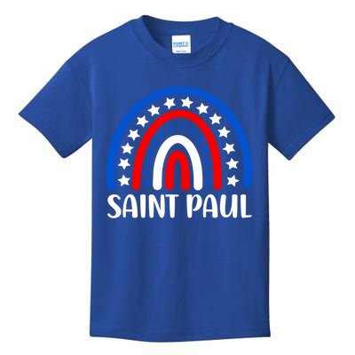 Saint Paul Minnesota Funny Gift I Love Saint Paul Usa Gift Kids T-Shirt