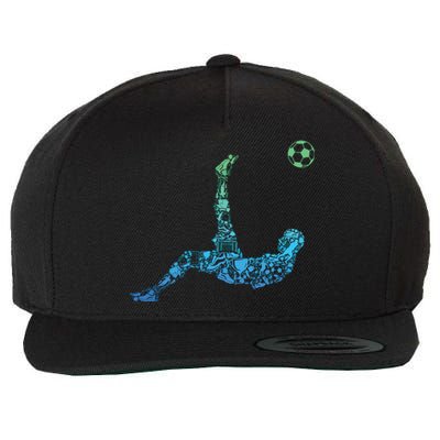 Soccer Players Men Boy Wool Snapback Cap