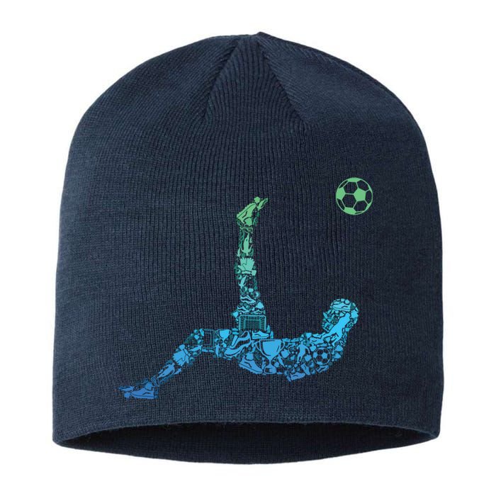 Soccer Players Men Boy Sustainable Beanie