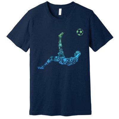 Soccer Players Men Boy Premium T-Shirt