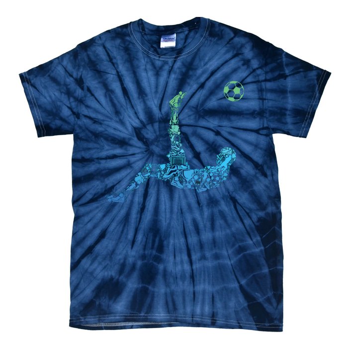 Soccer Players Men Boy Tie-Dye T-Shirt