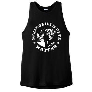 Springfield Pets Matter Funny Presidential Debate Humor Ladies PosiCharge Tri-Blend Wicking Tank