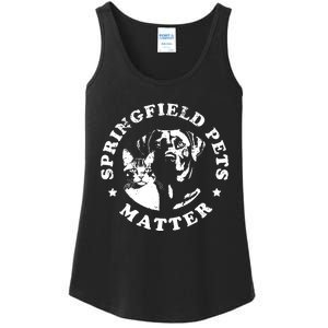 Springfield Pets Matter Funny Presidential Debate Humor Ladies Essential Tank