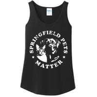 Springfield Pets Matter Funny Presidential Debate Humor Ladies Essential Tank