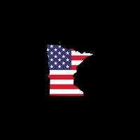 St Paul Minnesota Mn Throwback Retro Usa Flag Meaningful Gift Cooling Performance Crew T-Shirt