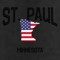 St Paul Minnesota Mn Throwback Retro Usa Flag Meaningful Gift Golf Towel