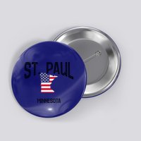 St Paul Minnesota Mn Throwback Retro Usa Flag Meaningful Gift Button