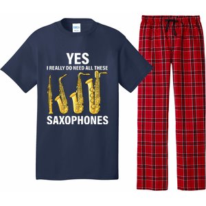 Saxophone Player Music Instrument Jazz Musician Saxophonist Pajama Set