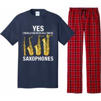 Saxophone Player Music Instrument Jazz Musician Saxophonist Pajama Set