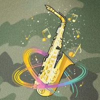 Saxophone Player Musical Notes Jazz Musician Saxophonist Sax Legacy Tie Dye Trucker Hat