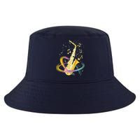 Saxophone Player Musical Notes Jazz Musician Saxophonist Sax Cool Comfort Performance Bucket Hat