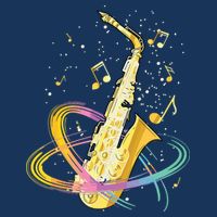 Saxophone Player Musical Notes Jazz Musician Saxophonist Sax Zip Tote Bag