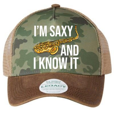 Saxophone Player Musicians Saxophone Player And Teacher Gift Legacy Tie Dye Trucker Hat