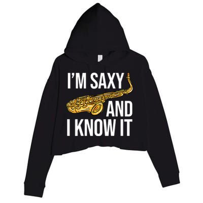 Saxophone Player Musicians Saxophone Player And Teacher Gift Crop Fleece Hoodie