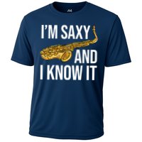 Saxophone Player Musicians Saxophone Player And Teacher Gift Cooling Performance Crew T-Shirt