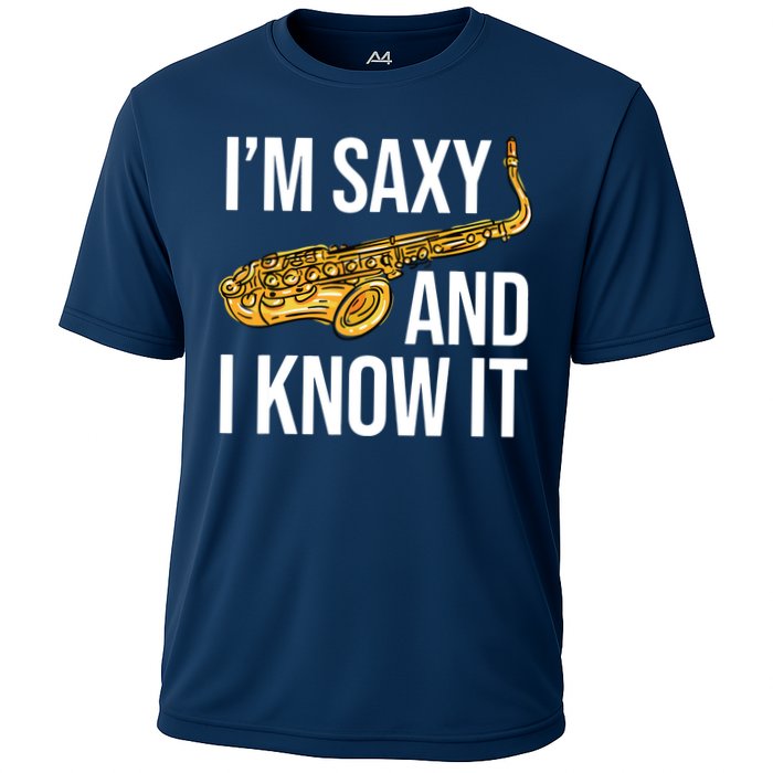 Saxophone Player Musicians Saxophone Player And Teacher Gift Cooling Performance Crew T-Shirt