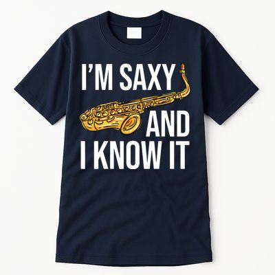 Saxophone Player Musicians Saxophone Player And Teacher Gift Tall T-Shirt