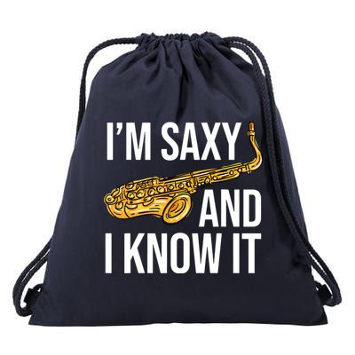 Saxophone Player Musicians Saxophone Player And Teacher Gift Drawstring Bag
