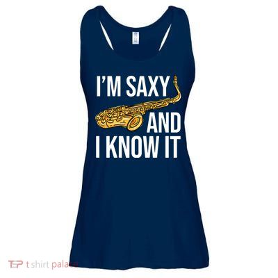Saxophone Player Musicians Saxophone Player And Teacher Gift Ladies Essential Flowy Tank