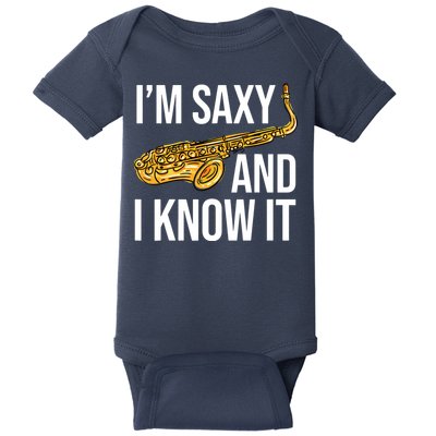 Saxophone Player Musicians Saxophone Player And Teacher Gift Baby Bodysuit