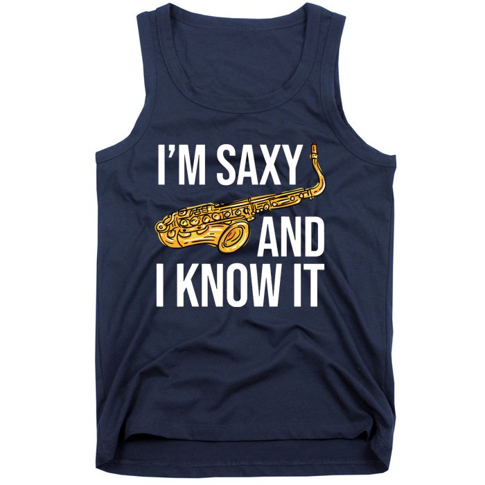 Saxophone Player Musicians Saxophone Player And Teacher Gift Tank Top