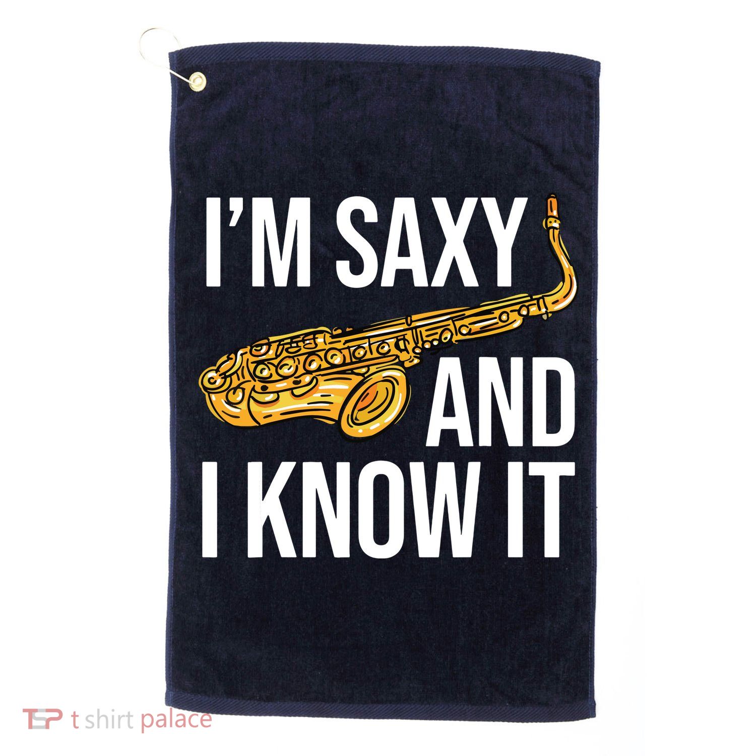 Saxophone Player Musicians Saxophone Player And Teacher Gift Golf Towel