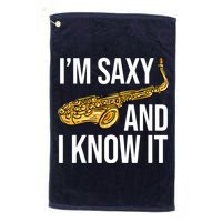 Saxophone Player Musicians Saxophone Player And Teacher Gift Golf Towel