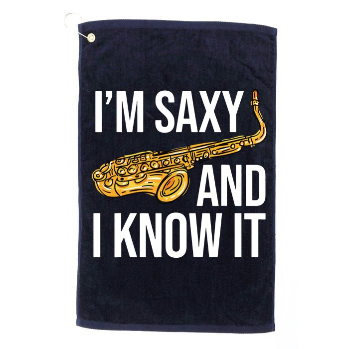 Saxophone Player Musicians Saxophone Player And Teacher Gift Golf Towel