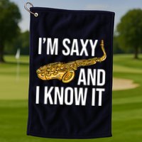 Saxophone Player Musicians Saxophone Player And Teacher Gift Golf Towel