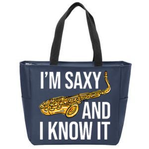 Saxophone Player Musicians Saxophone Player And Teacher Gift Zip Tote Bag