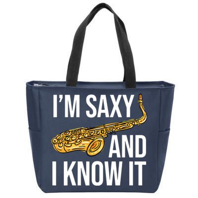 Saxophone Player Musicians Saxophone Player And Teacher Gift Zip Tote Bag