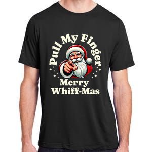 Santa Pull My Finger Christmas Holiday Fart Joke Adult ChromaSoft Performance T-Shirt